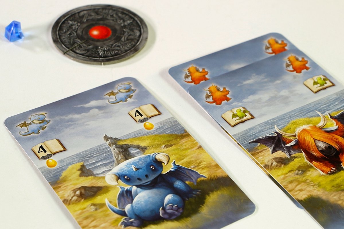 999 Games Drakenherders Kaartspel: vlot familiespel met magisch boek thumbnail 8