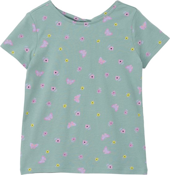 S'Oliver Girl-T-shirt--65A5 BLUE GREEN-Maat 104/110