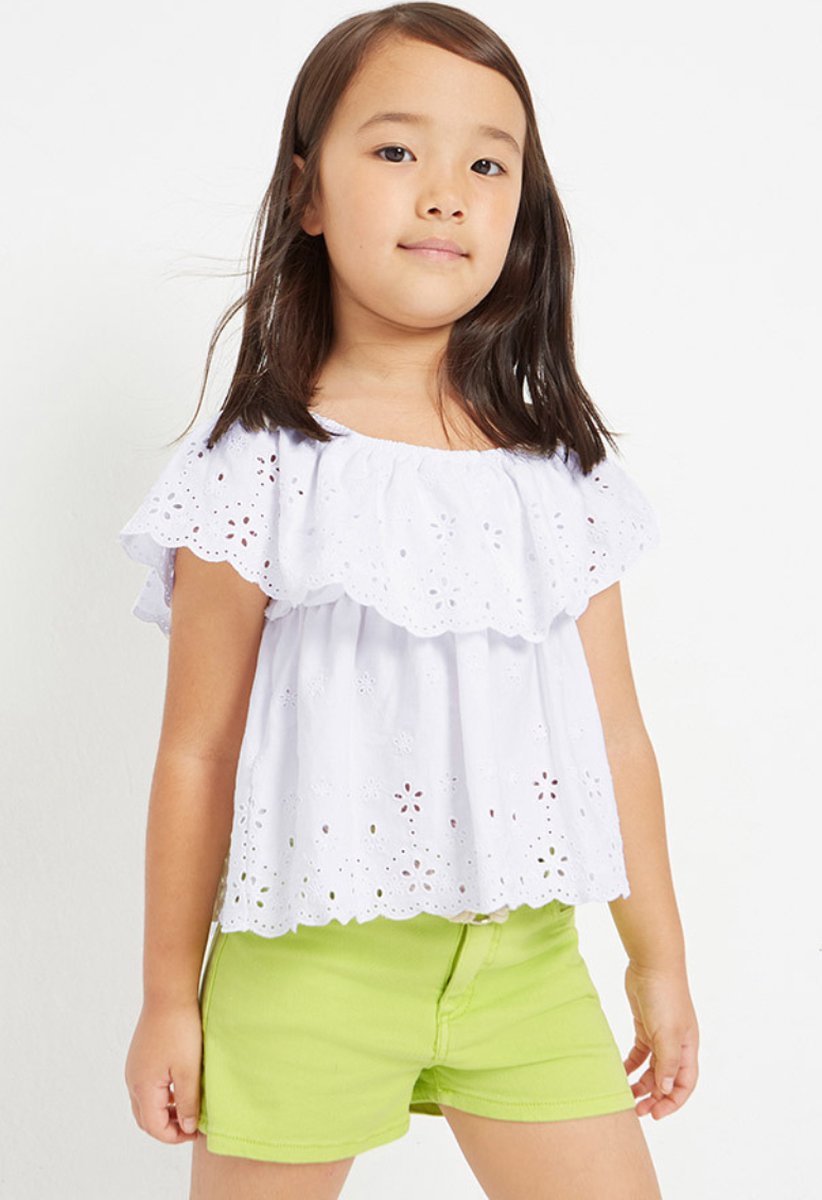 MAYORAL - Short - Maat 110 - Meisjes - 025 Lime -