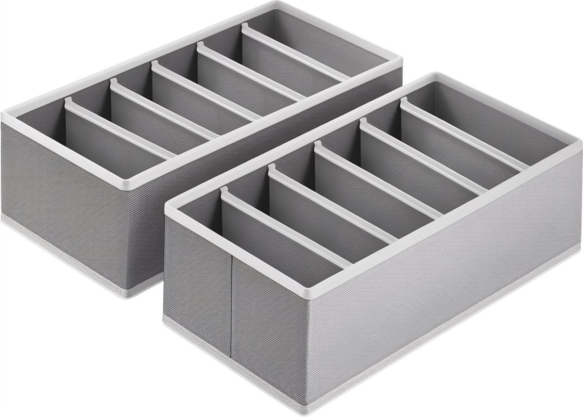 CLORD Set van 2 Stijlvolle Lade-organizers: Perfect voor Ondergoed, Accessoires en Meer