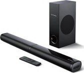 ULTIMEA - TV Soundbar - Met Subwoofer - Hi Res Geluid Modus - 3D Surround Sound Modus - 3EQ Mode - Game Mode - Airplay - Dolby Digital - 2.1 - 190W