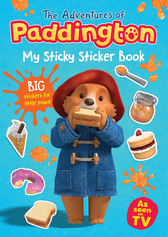 The Adventures of Paddington- My Sticky Sticker Book - cover