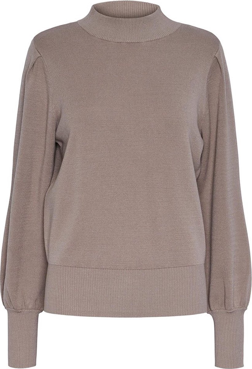 Yas Fonny Trui Met Hoge Hals Beige S Vrouw