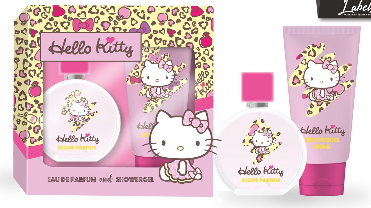 Goedkoopste Hello Kitty Giftset-Panter-Parfum en Showergel