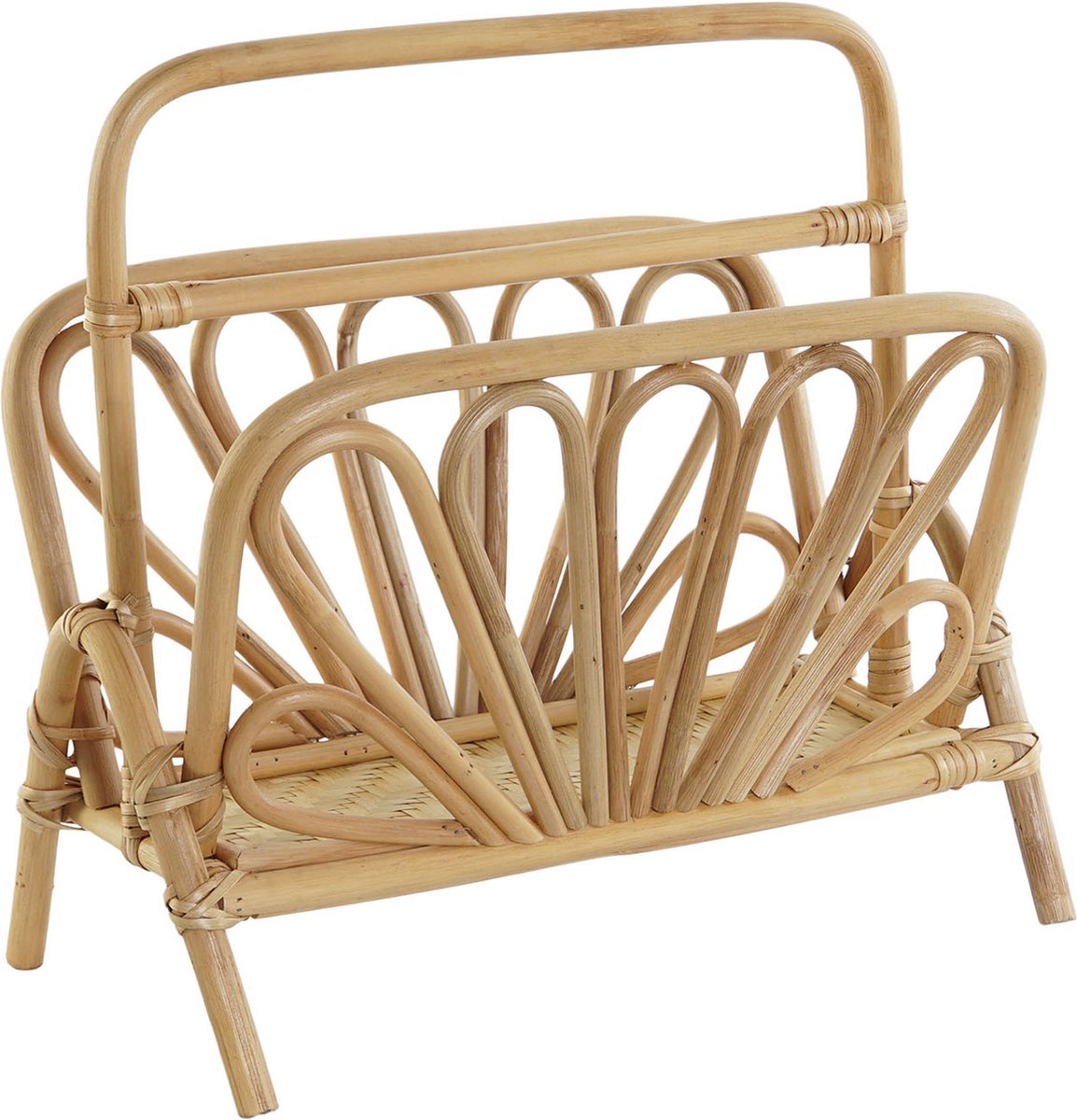 Tijdschriftenrek DKD Home Decor Rotan Natuurlijk 44 x 27 x 41 cm