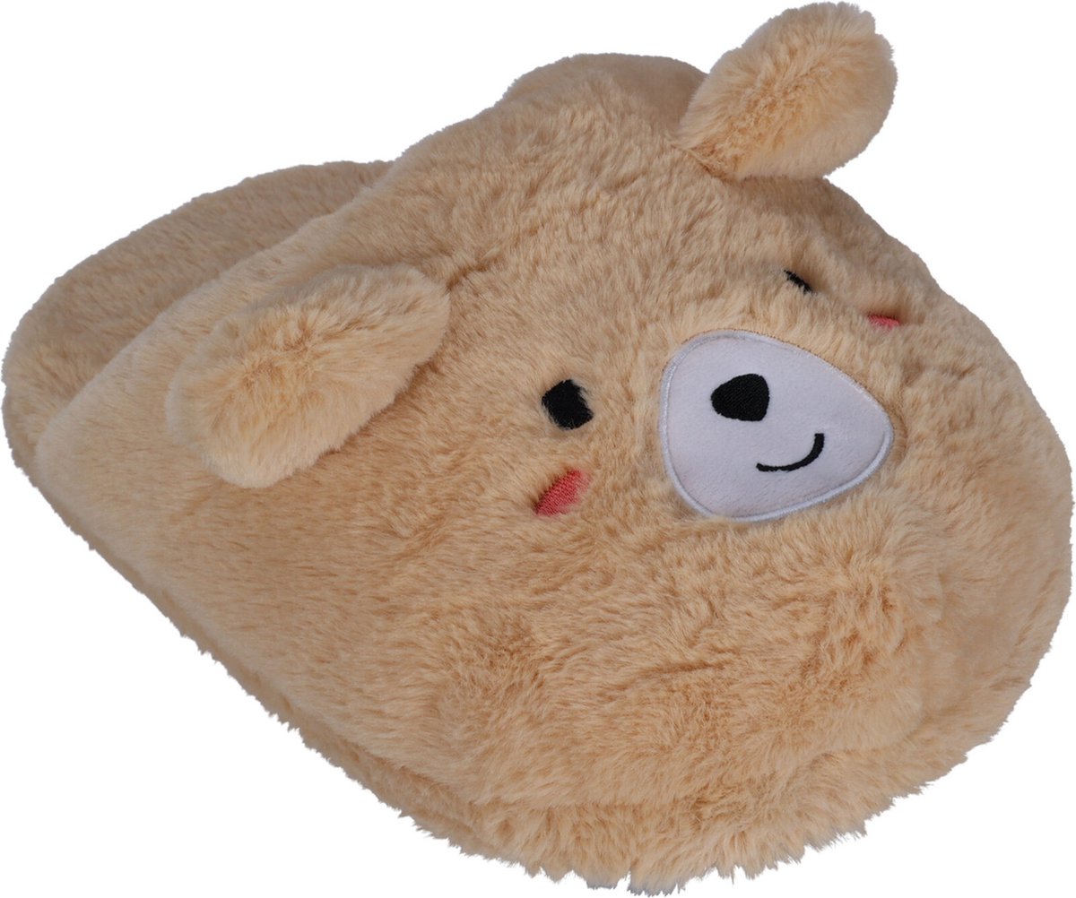 Voetenwarmer pantoffel - voor kinderen - beer - one size - dieren sloffen