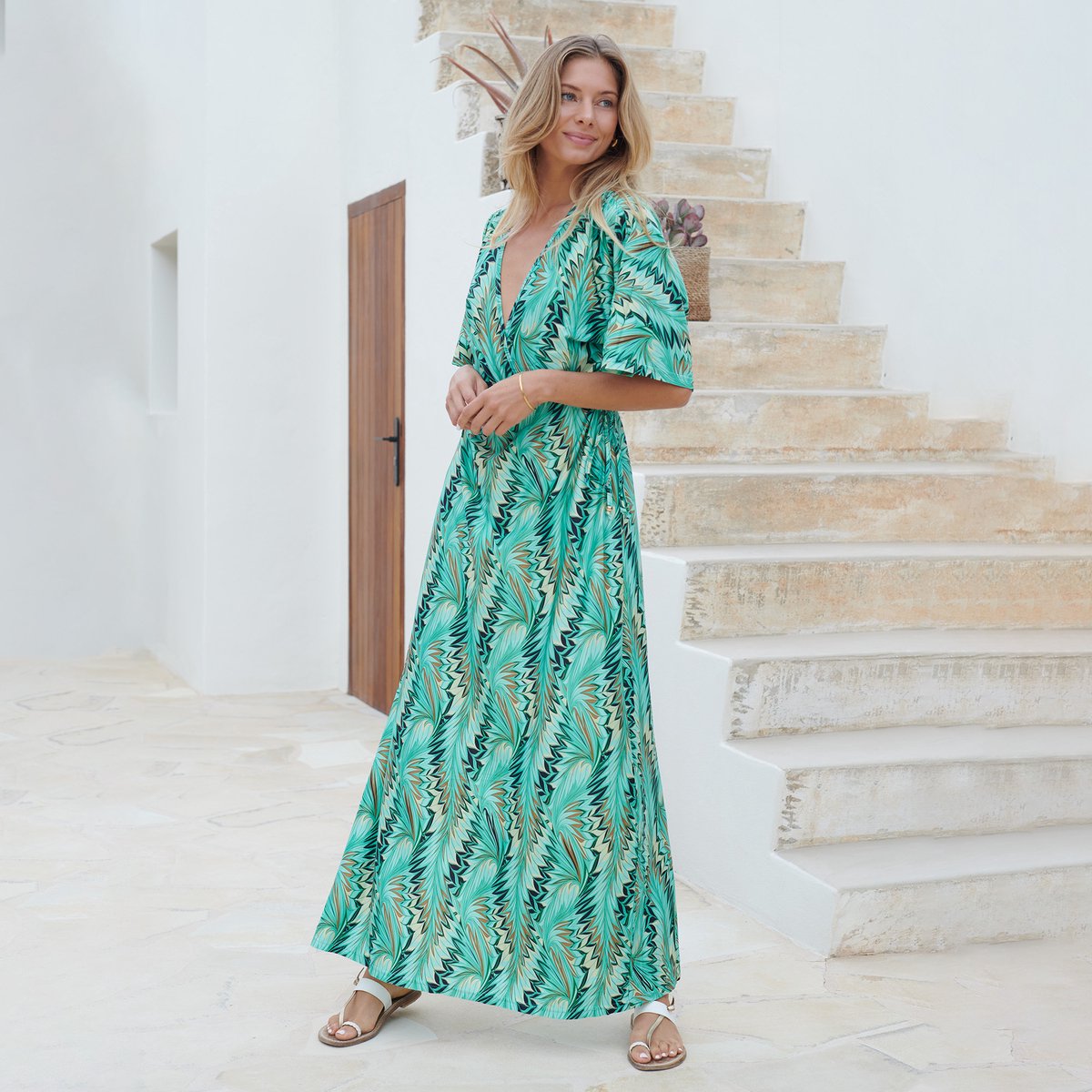 Chic by Lirette - Kimono Lotus Keri - S - Groen