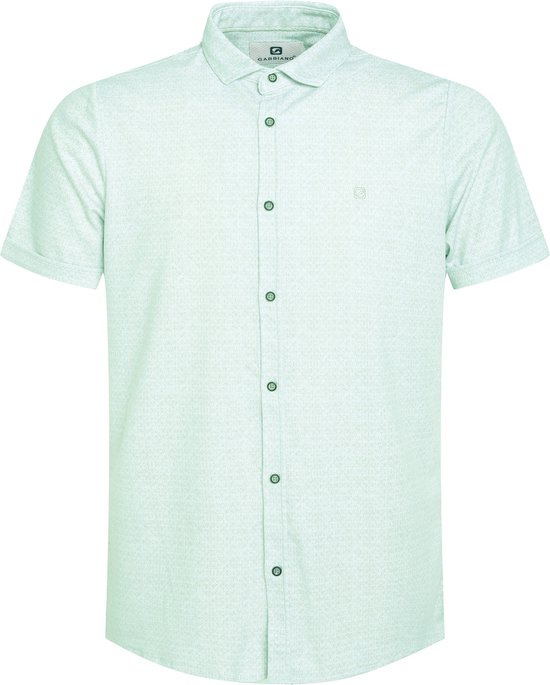 Gabbiano Overhemd Overhemd Met Grafische Print 334550 599 Sea Green Mannen Maat - XL