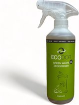 Ecodor EcoShield -2x 500ml spray - Duopack - Afvalbak Ontgeurder - Vegan - Ecologisch - Ongeparfumeerd