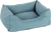 Flamingo Valeco - Bed Honden - Mand Valeco Rechthoekig+rits Blauw 65x50x20cm - 1st