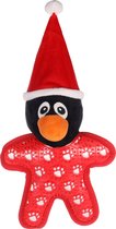 Flamingo Dylo - Speelgoed Honden - Kerst Hs Dylo Pinguin Zwart 19x11,5x37cm - 1st