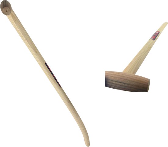 Synx Tools Batssteel 100cm Gebogen - schopsteel - Schoppensteel - Spadesteel - Schepsteel - Scheppen - Tuinartikelen van Synx Tools — afbeelding 4