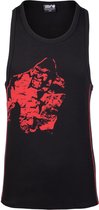 Débardeur Gorilla Wear Monterey - Zwart/ Rouge - S/ M