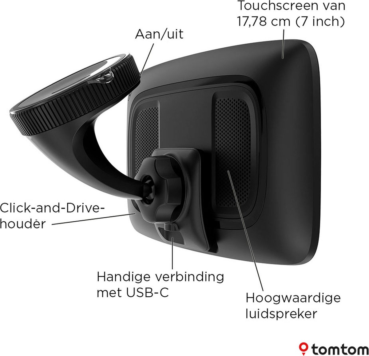 TomTom GO Camper Max - 7 inch - Campernavigatie - Wereld thumbnail 3
