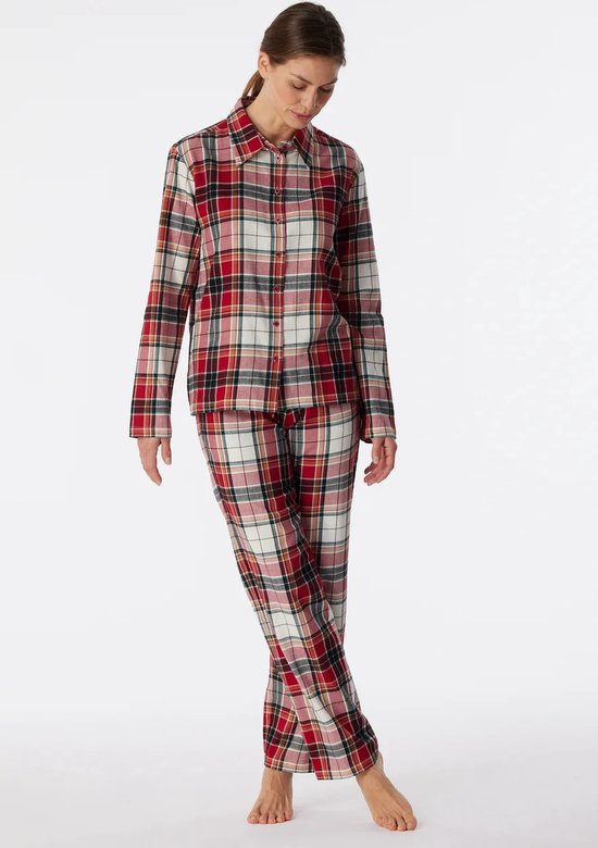 Schiesser Pyjama lange - X-Mas Gifting Set Dames Pyjamaset - Maat 3XL