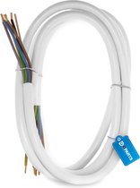 Câble de raccordement Perilex Dparts - 2,5 mètres - 5x2,50 mm - adapté pour 2 phases et 3 phases - Câble prise plaque de cuisson et induction Perilex - Cordon 2,5 m