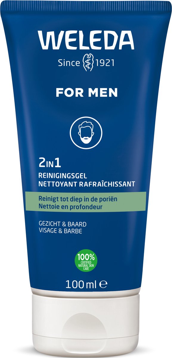 WELEDA Men 2-in-1 Reinigingsgel 100 ml