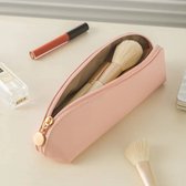 1 Stuk Make up tasje Handige vakjes - Make Up spons - Make Up etui - Make up tasje Organiseer vakken Roze