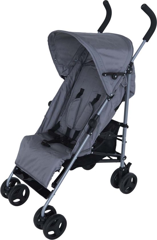 Prenatal Plus Buggy – Boodschappenmand – Verstelbaar – Inklapbaar – Plooibuggy Zwart