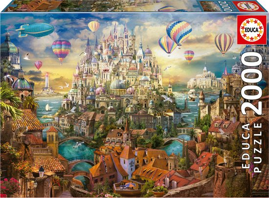 EDUCA - puzzle - 2000 pièces - VILLE DES RÊVES
