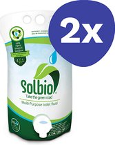 Solbio Biologisch Toiletvloeistof Mobiele Toiletten (2x 1600ml)