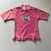 Zoggs - zwemtshirt - roze - korte mouwen - maat 4 - 5 jaar