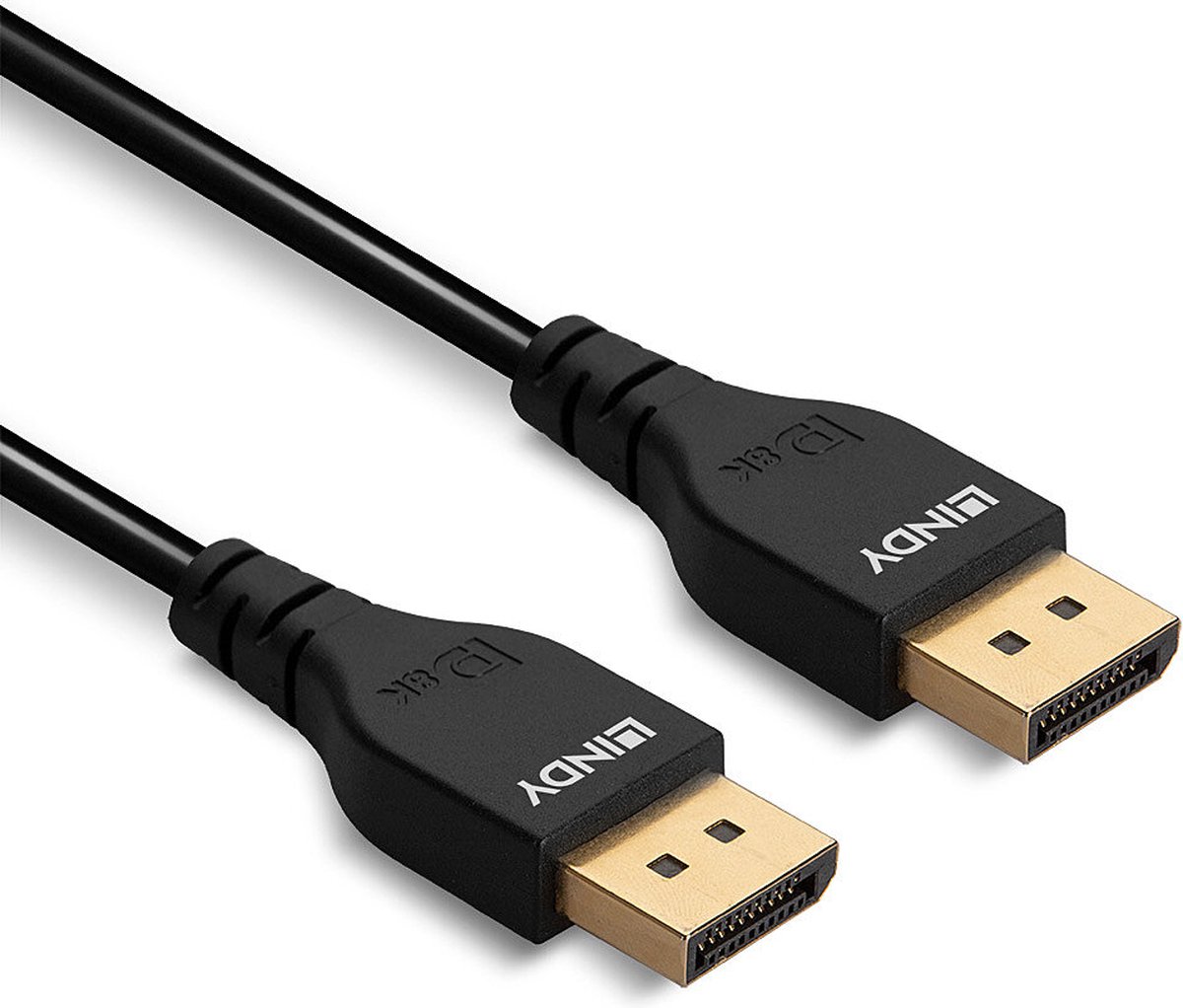 Lindy 36462 DisplayPort kabel 2 m Zwart