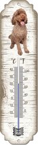 Thermometer: Portugese Waterhond | Hondenras | Temperatuur binnen en buiten | -25 tot +45C