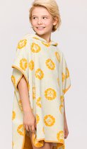 Woody Unisex Poncho leeuwen print - maat III