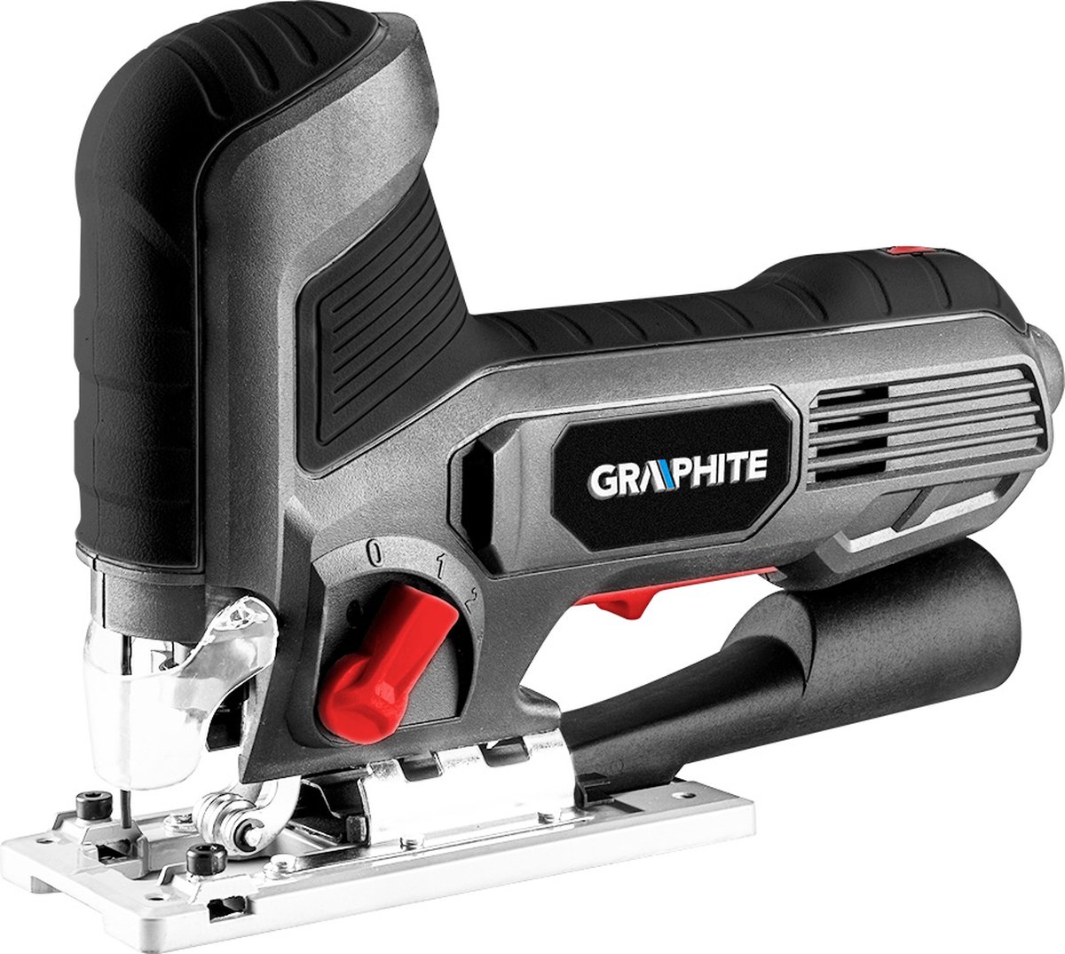 Bol.com Graphite Serie - Wyrzynarka - 600W - 800-3000 min-1 - Handgreep met Rubberen Bekleding aanbieding