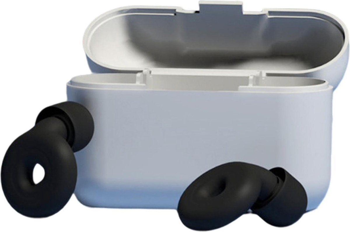Goedkoopste EASSII Herbruikbare Oordoppen voor Slapen en Festivals - Partyplugs - Gehoorbescherming - Festival Oordopjes - Slaapoordoppen - Geluidsdemping Tot 26 dB - 3 Maten S/M/L - Zwart
