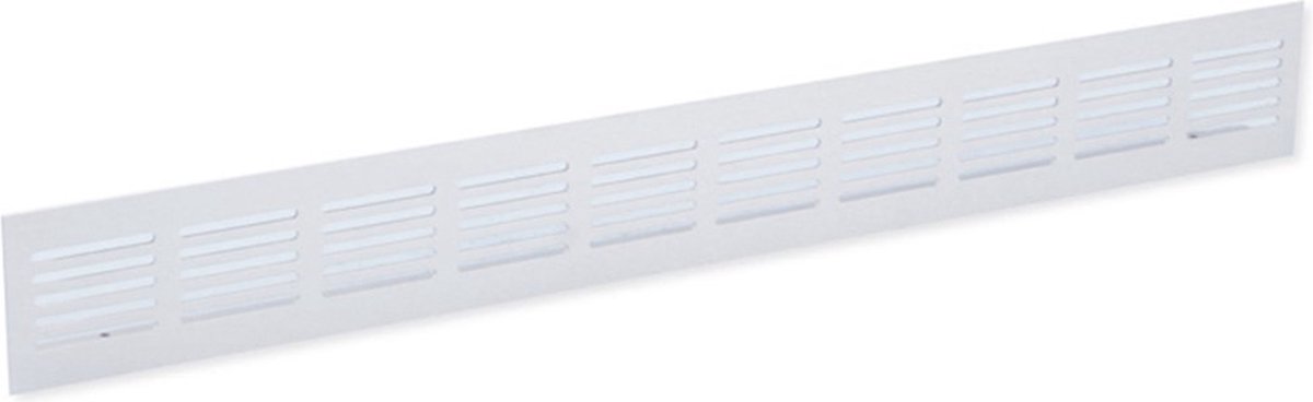 Nedco BV Plintrooster 500x60mm aluminium F1 aluminium geanodiseerd