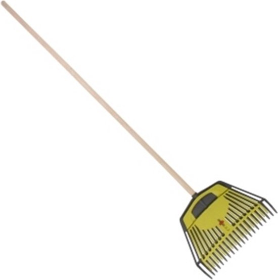 Bladhark - Bladvork - 2-in-1 - Essenhouten steel - 160 cm - Met handbladvork van Kinzo Garden — afbeelding 3