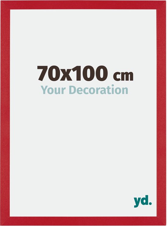 Cadre Photo Mura Your Decoration - 70x100cm - Rouge