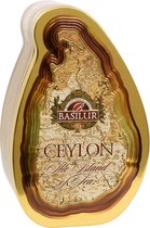 BASILUR Gold - Thee noir de Ceylan, feuille en boîte décorative 100g