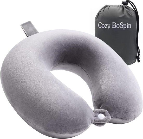 Cozyor Nekkussen, klein en compact, met traagschuim, verstelbare sluiting en praktische tas, comfortabel voor vliegtuig en reizen, voor kinderen en volwassenen Cozyor Nekkussen, klein en compact, met traagschuim, verstelbare sluiting en praktische tas, comfortabel voor vliegtuig en reizen, voor kinderen en volwassenen