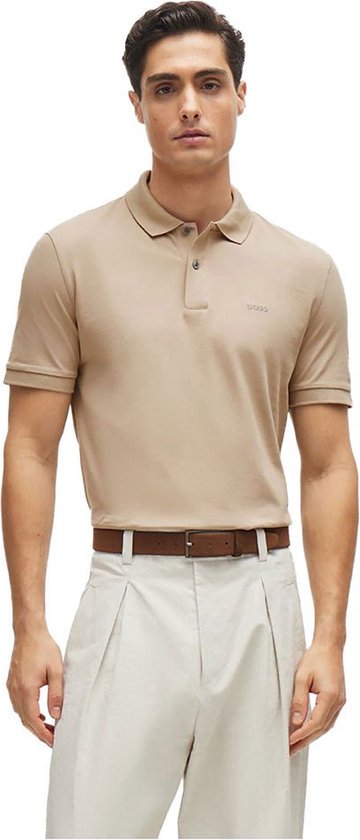 Hugo Boss polo manches courtes beige