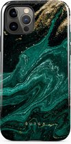 BURGA Telefoonhoesje voor iPhone 12 PRO - Schokbestendige Hardcase Hoesje - Emerald Pool