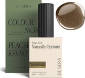 De Sera Gellak - Glitter Groene Gel Nagellak - Groen - 10ML - Colour No. 38 Peaceful Khaki