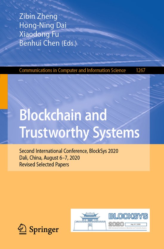 Blockchain and Trustworthy Systems - cover