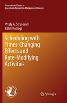 International Series in Operations Research & Management Science- Scheduling with Time-Changing Effects and Rate-Modifying Activities