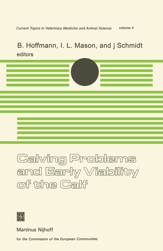 Current Topics in Veterinary Medicine4- Calving Problems and ... - cover