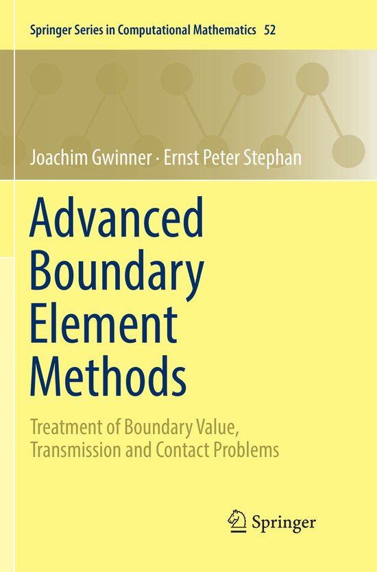 Springer Series in Computational Mathematics52- Advanced Bou ... - cover