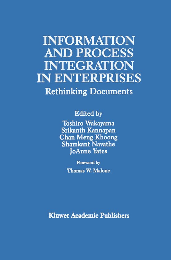 Information and Process Integration in Enterprises - cover