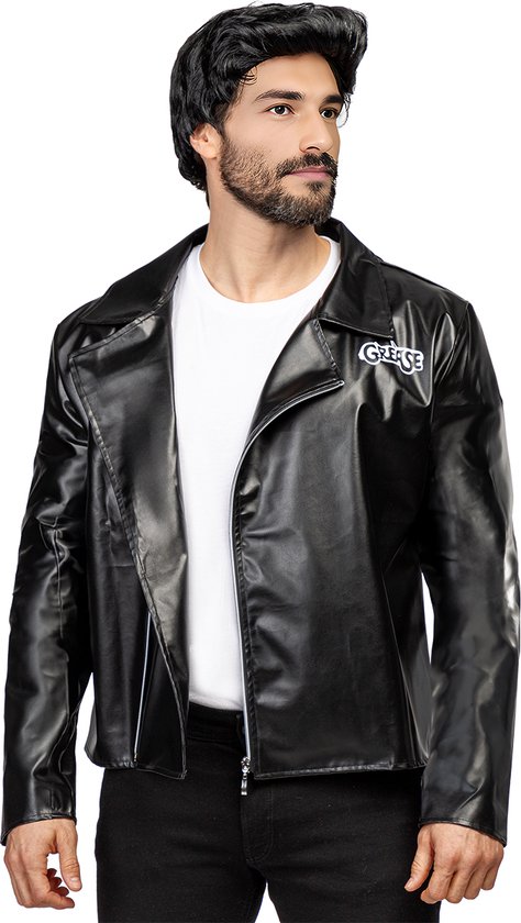 FUNIDELIA Jas T-Birds - Grease verkleedkleding voor mannen - Maat: L - Zwart