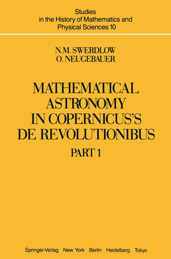 Mathematical Astronomy in Copernicus' De Revolutionibus - cover