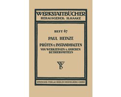 Werkstattbücher67- Prüfen und Instandhalten von Werkzeugen und anderen Betriebsmitteln