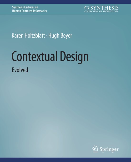 Synthesis Lectures on Human-Centered Informatics- Contextual ... - cover