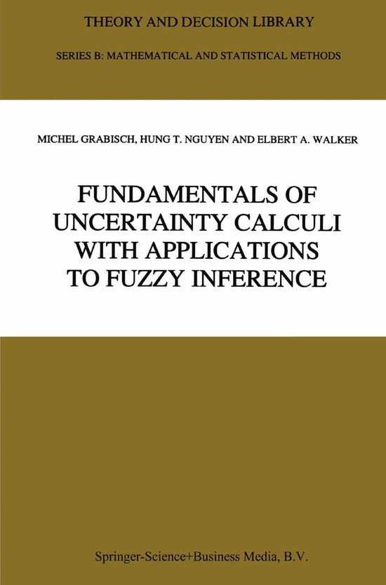 Theory and Decision Library B30- Fundamentals of Uncertainty ... - cover