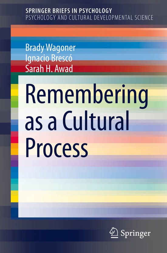 Remembering as a Cultural Process - cover